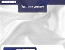 Tablet Screenshot of harrisonsjewellers.co.uk